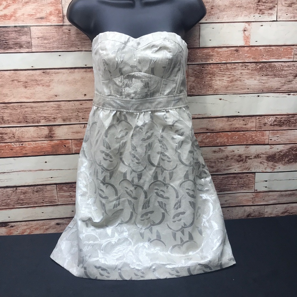 American Eagle strapless dress 8 Gold NWT V- 0037